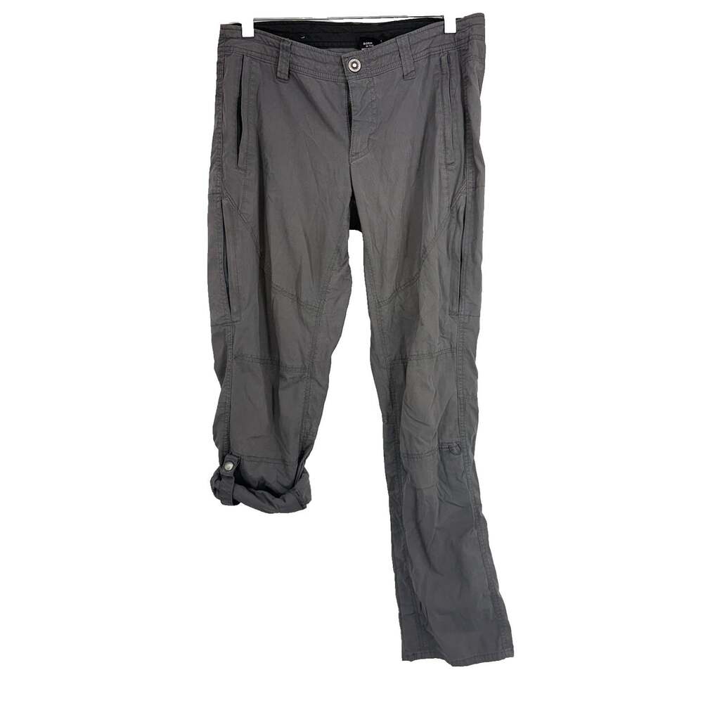 Kuhl Women 6 Legendary Pants Convertible Roll Up Leg Gray Hiking Outdoor Hike